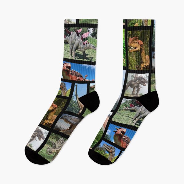 Item preview, 65 MCMLXV  Prehistoric Dinosaur Collage Pattern designed and sold by 65 MCMLXV.
