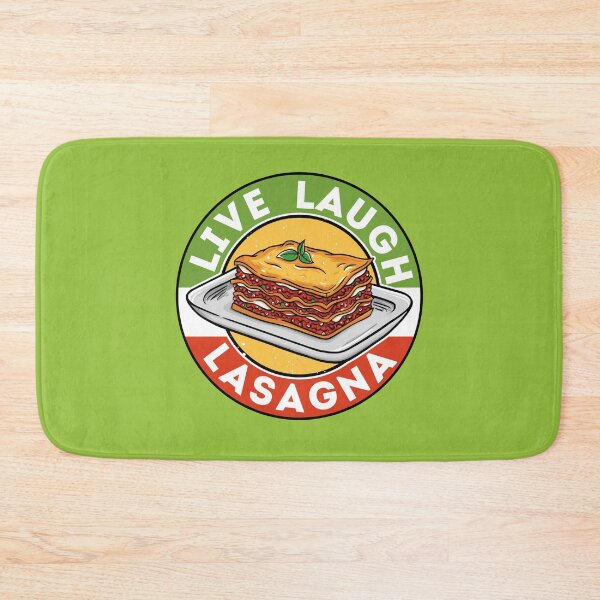 Item preview, Live laugh lasagna Italia sticker designed and sold by Svinil.