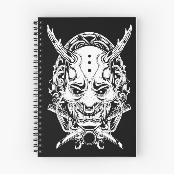 Item preview, Japanese oni mask samurai warrior (white) designed and sold by Byfab.