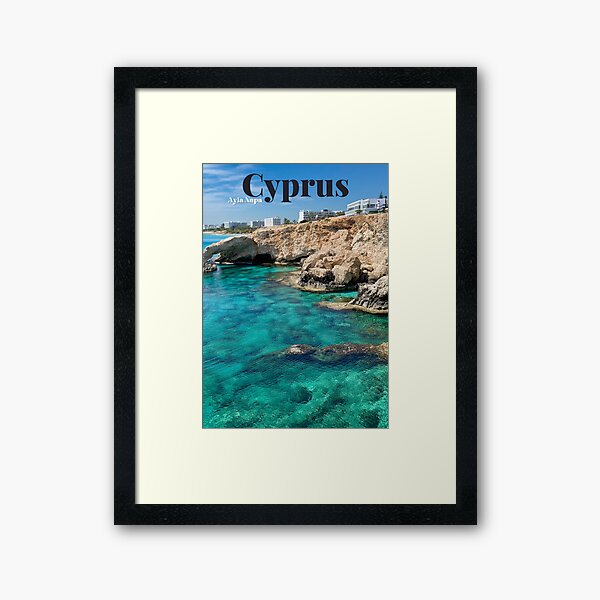 Cyprus - Ayia Napa Framed Art Print