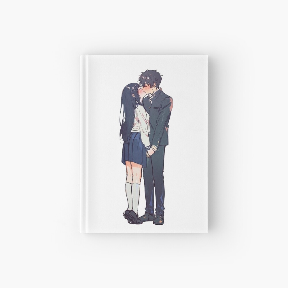 Cuaderno for Sale con la obra «Lindo, anime, pareja, beso» de SADDESTONE |  Redbubble