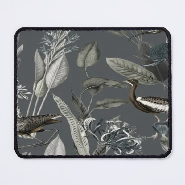 Item preview, Charming Black Combination of Unique Birds, Large Leaves designed and sold by WearWolfDesigns.
