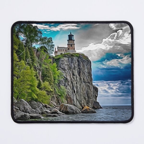 Item preview, Split Rock Lighthouse In Oil designed and sold by Lawrence Hutchinson.