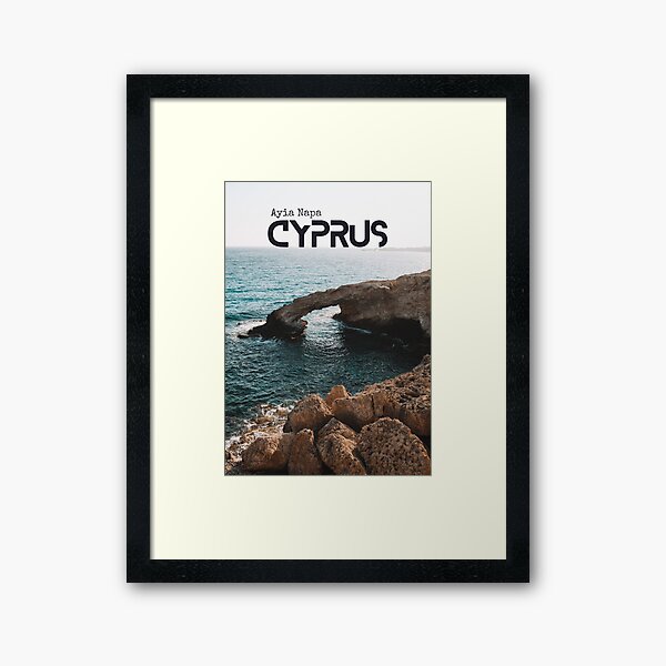 Cyprus - Ayia Napa Framed Art Print