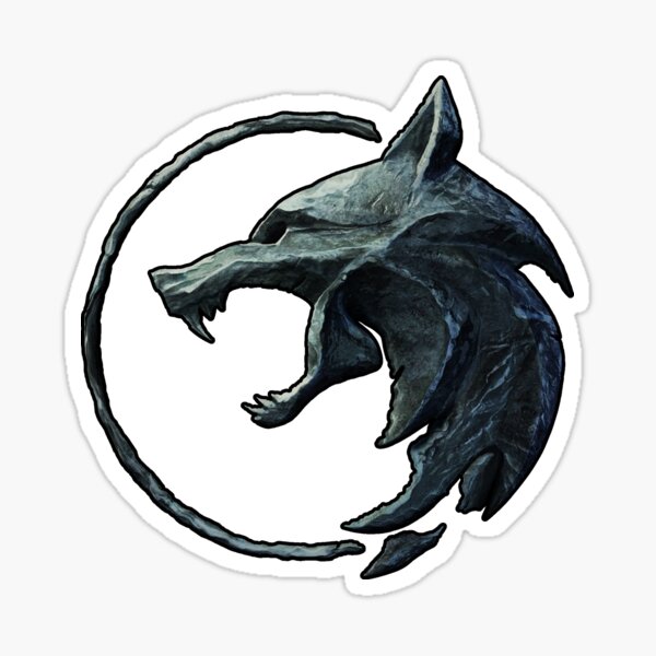 Witcher medallion Sticker