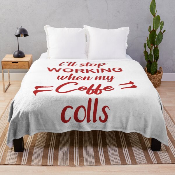 Item preview, I STOP WORKING WHEN MY COFFEE IS COOLS Shirt designed and sold by Haitam771.
