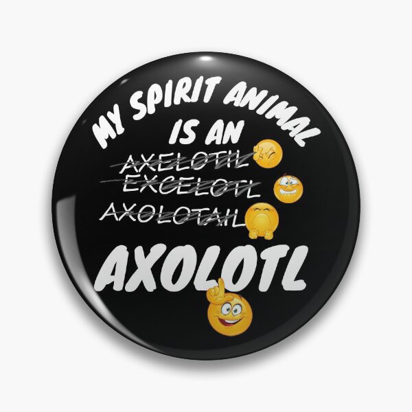 Artikelvorschau, Mein Krafttier ist ein Axolotl Lustige Rechtschreibfehler entworfen und verkauft von my-green-gecko.