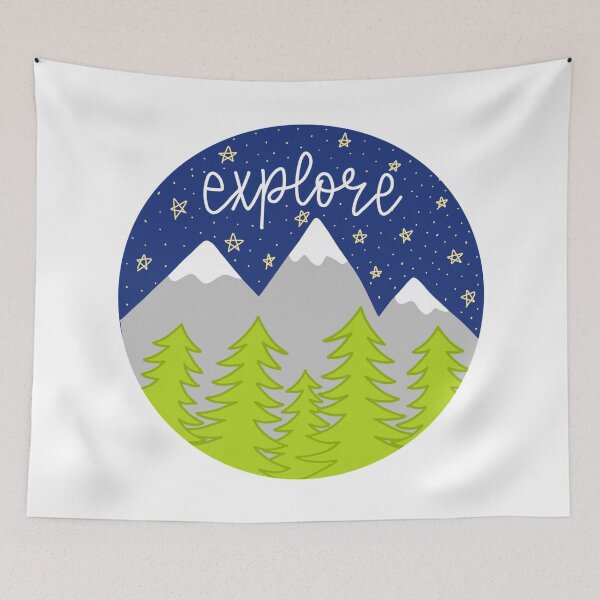 Item preview, Explore Mountains designed and sold by honeybutterfly.