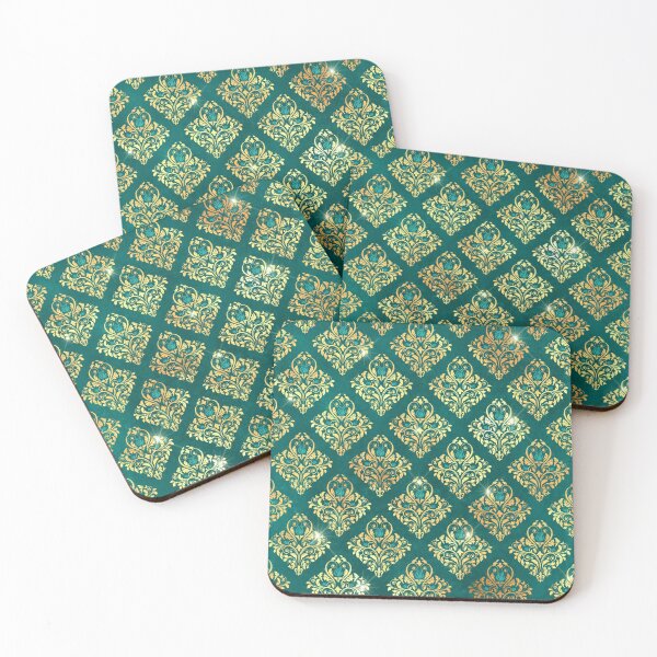 Item preview, Abstract gold geometric pattern designed and sold by Majesticoo.