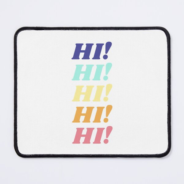 Item preview, Hi! - Multichrome Text Design. designed and sold by TheHillSpruce.