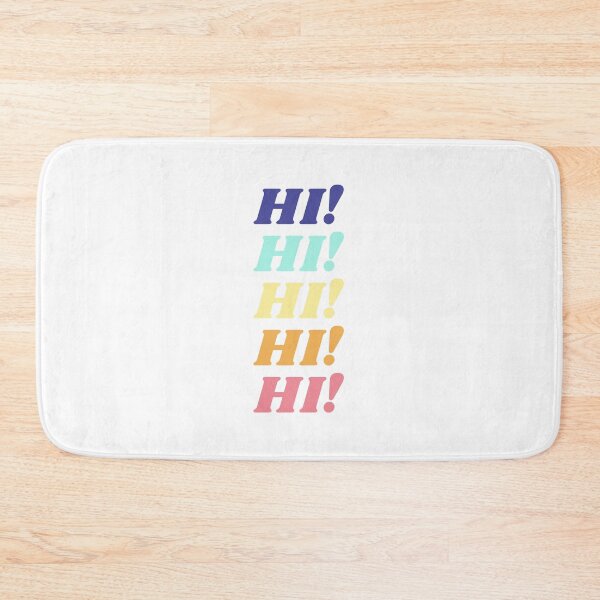 Item preview, Hi! - Multichrome Text Design. designed and sold by TheHillSpruce.