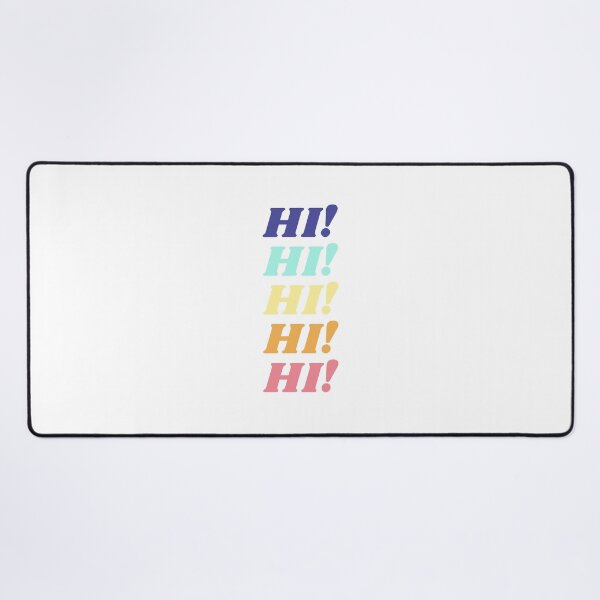 Item preview, Hi! - Multichrome Text Design. designed and sold by TheHillSpruce.