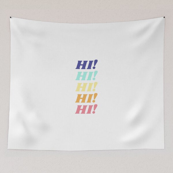 Item preview, Hi! - Multichrome Text Design. designed and sold by TheHillSpruce.