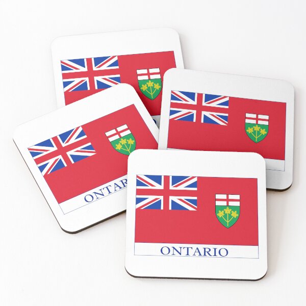 Item preview, Flag of Ontario with name - Ontario designed and sold by No.1 Canada Designs.