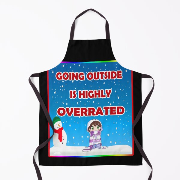 Item preview, going outside is highly overrated with snowman designed and sold by ESAMSTORE.