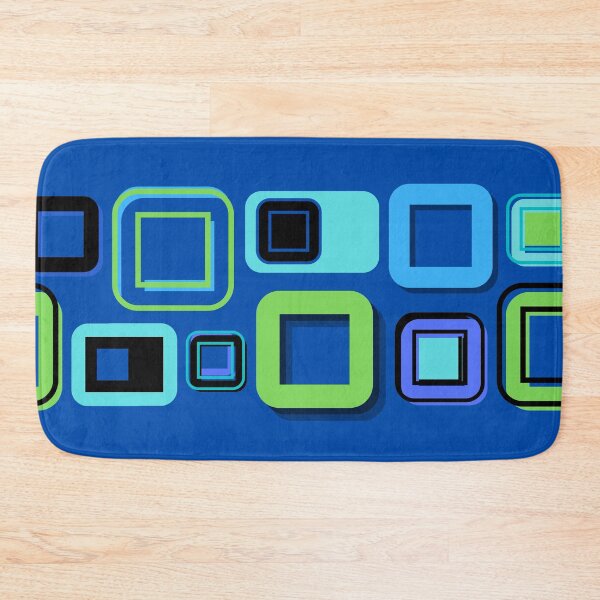 Item preview, KENTE INSPIRED SQUARES - BLUE designed and sold by HillTopView.