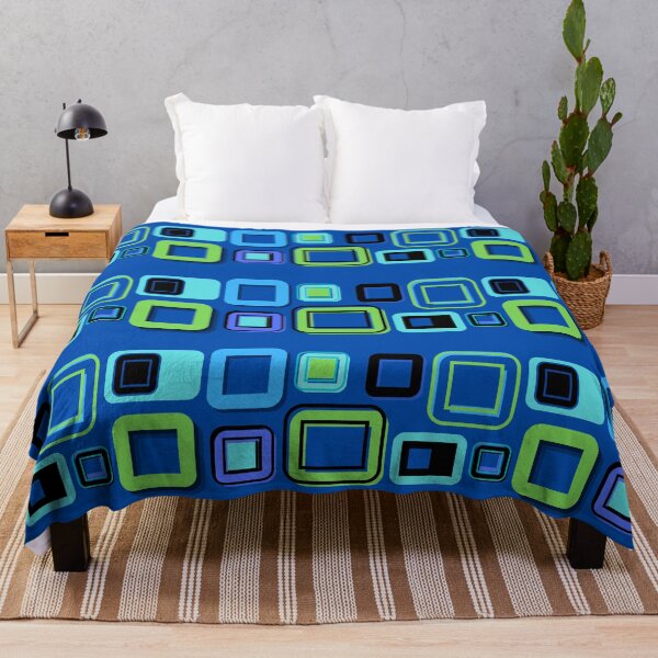Item preview, KENTE INSPIRED SQUARES - BLUE designed and sold by HillTopView.