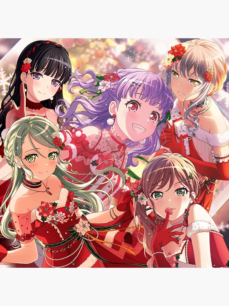 Bandori BanG Dream Roselia Christmas Limited Set | Poster