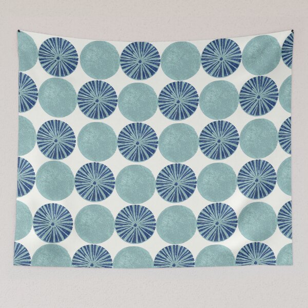 Item preview, linocut pattern "circles" designed and sold by Soramame.
