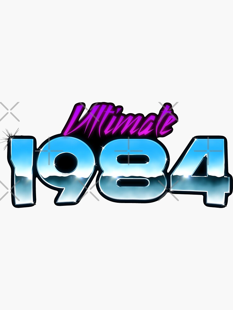 Thumbnail 3 of 3, Sticker, Ultimate 1984 designed and sold by djspacegr.