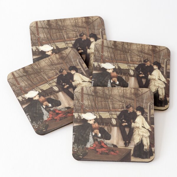 Item preview, James Tissot "The Captain and the Mate" designed and sold by FineArtLover.