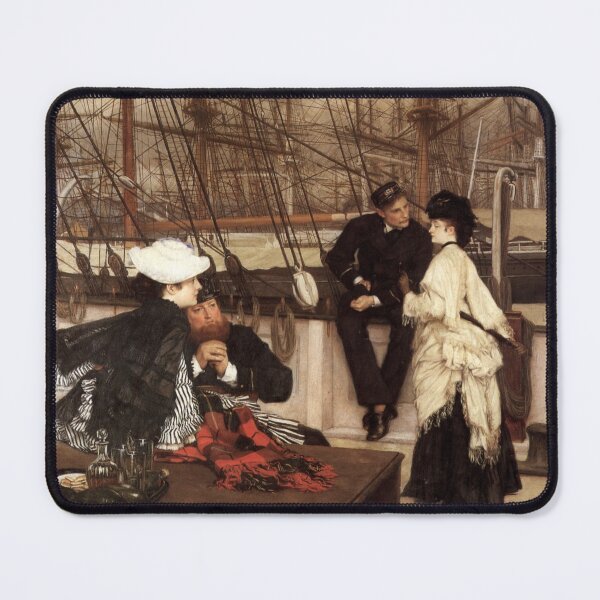 Item preview, James Tissot "The Captain and the Mate" designed and sold by FineArtLover.