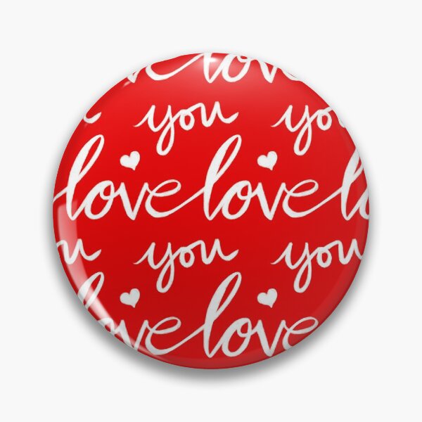 Artikelvorschau, Liebe dich handgeschriebenes Valentinstag-Muster Rot entworfen und verkauft von Julie Erin Designs.