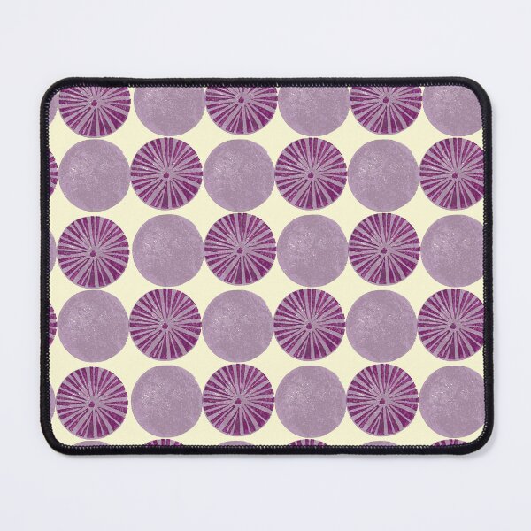 Item preview, Linocut circles purple designed and sold by Soramame.