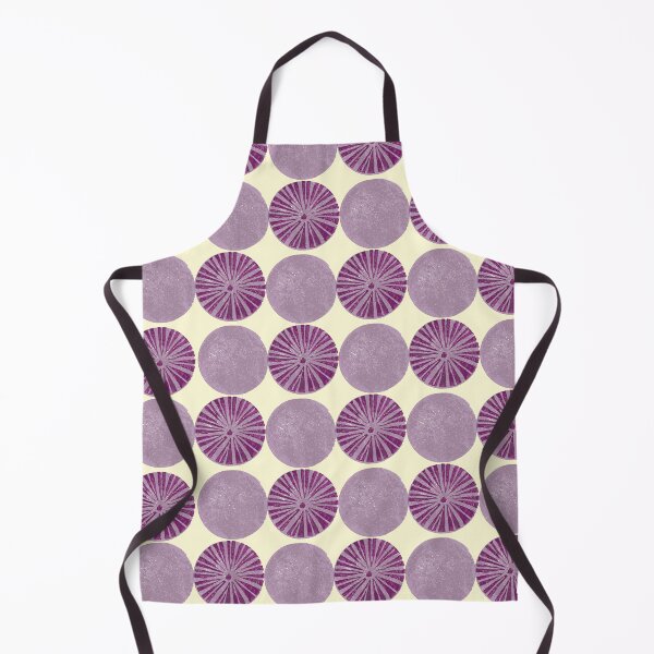 Item preview, Linocut circles purple designed and sold by Soramame.