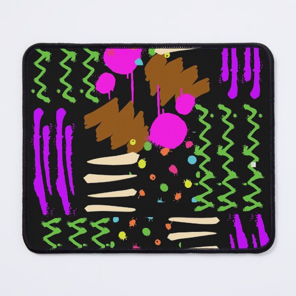 Item preview, Colorful Paint Lines Shapes Abstract Art Pattern designed and sold by marvacousins246.