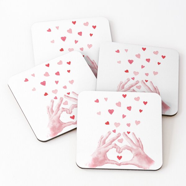 Item preview, Hands heart sign print. Valentine's day art designed and sold by InnaPatiutko.