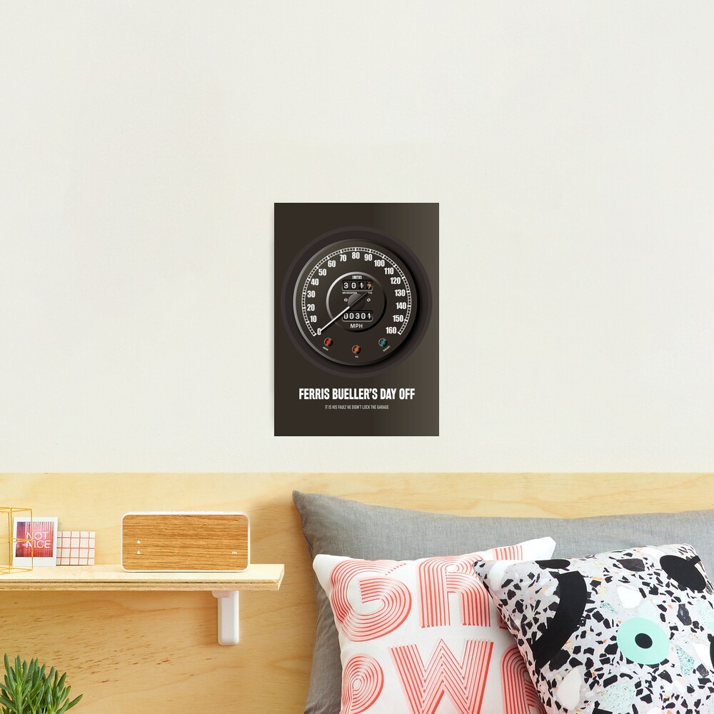 Ferris Bueller’s Day Off - Alternative Movie Poster Photographic Print