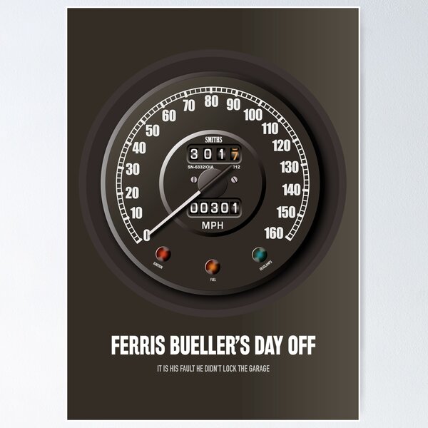 Item preview, Ferris Bueller’s Day Off - Alternative Movie Poster designed and sold by MoviePosterBoy.