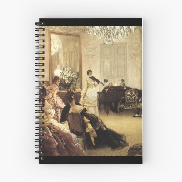 Item preview, James Tissot "Hush!" designed and sold by FineArtLover.