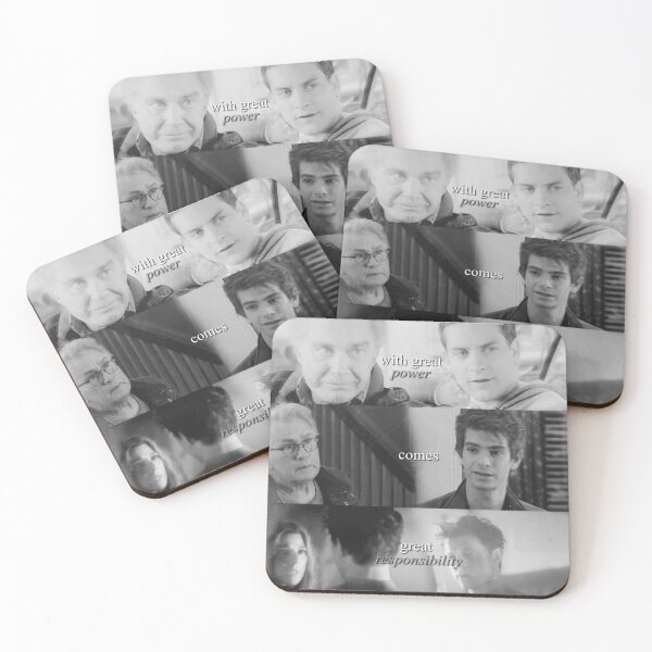 Item preview, with great power comes great responsibility quote peter parker no way home designed and sold by melodiesart.