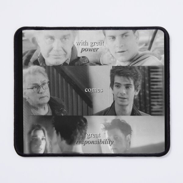 Item preview, with great power comes great responsibility quote peter parker no way home designed and sold by melodiesart.