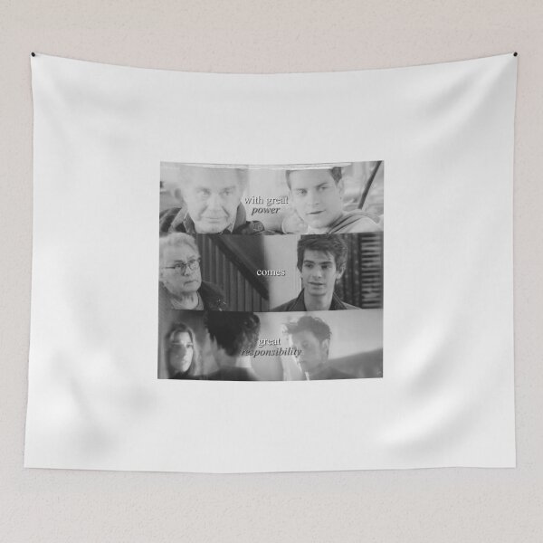 Item preview, with great power comes great responsibility quote peter parker no way home designed and sold by melodiesart.
