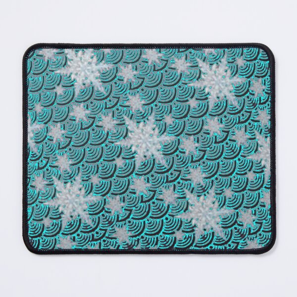 Item preview, BLUE WINTER SNOWFLAKES PATTERN ART designed and sold by sharlesart.