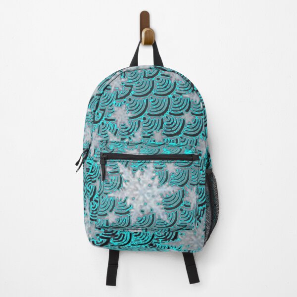 Item preview, BLUE WINTER SNOWFLAKES PATTERN ART designed and sold by sharlesart.