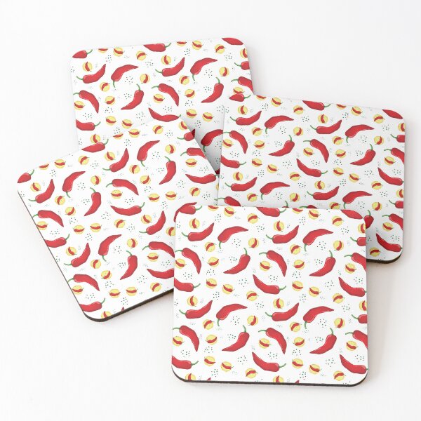 Item preview, Elegante patrón de Chile rojo designed and sold by Susan Says.
