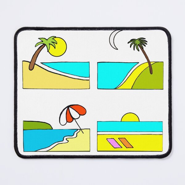 Item preview, 4 Scene Beach Pattern designed and sold by gracedagger.