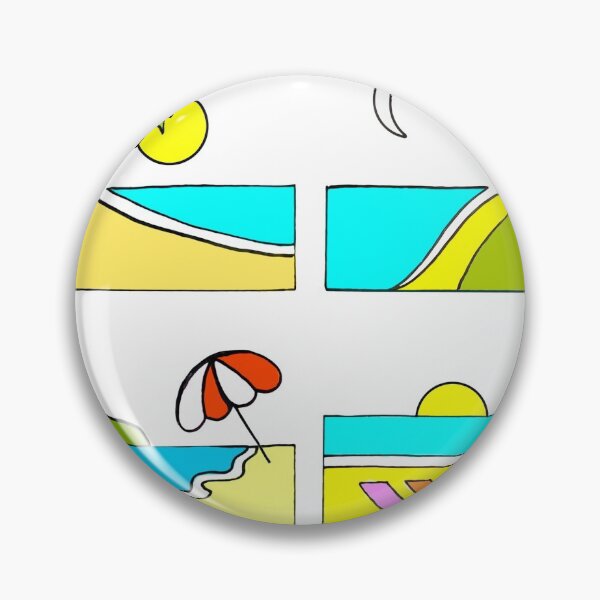 Item preview, 4 Scene Beach Pattern designed and sold by gracedagger.