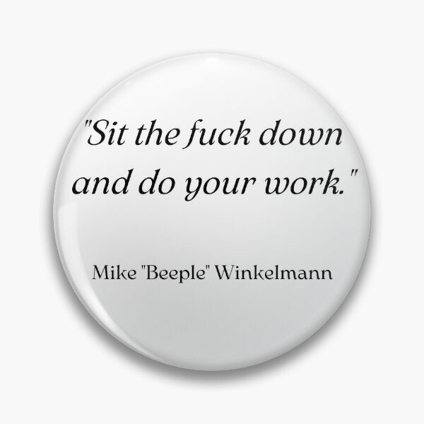 Item preview, The One Percent Mindset Powerful Quote - Mike Beeple Winkelmann Quotes designed and sold by andrei49387.