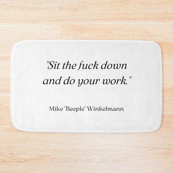 Item preview, The One Percent Mindset Powerful Quote - Mike Beeple Winkelmann Quotes designed and sold by andrei49387.