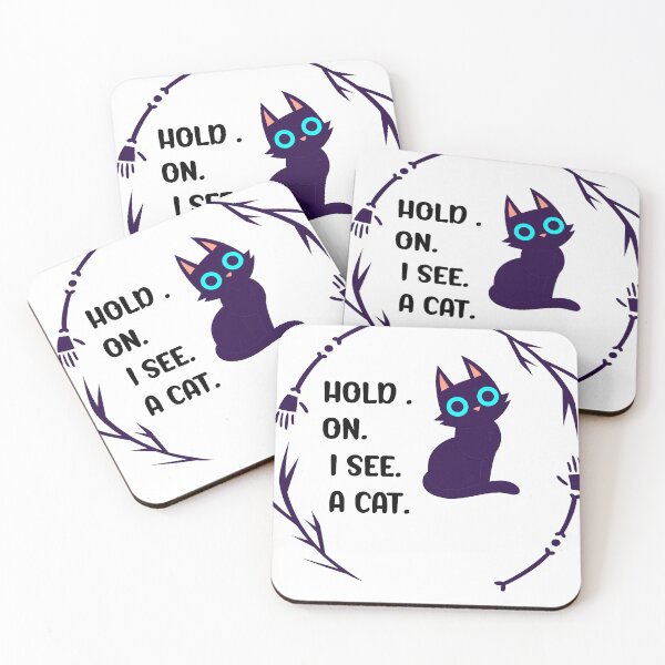 Item preview, hold on i see a cat new designed and sold by rachidkams.
