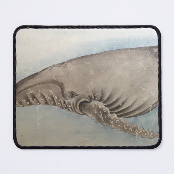 Item preview, Retro japanese swimming whale painting designed and sold by Byfab.