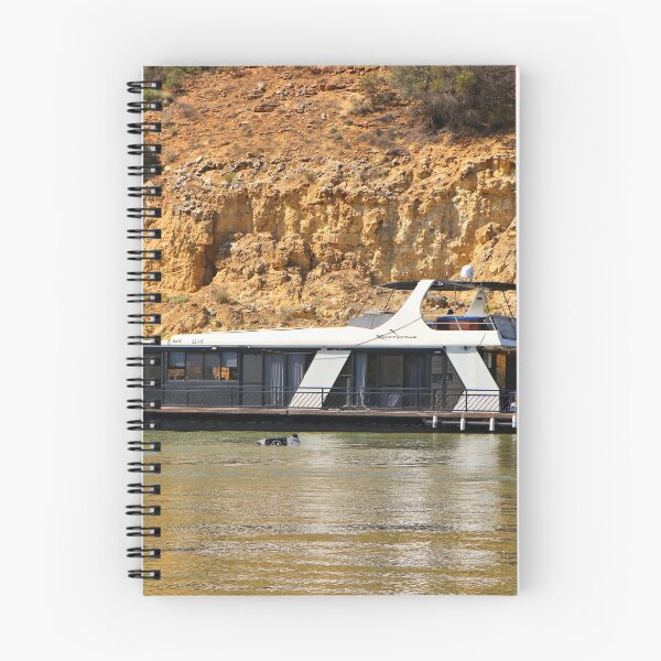 Artikelvorschau, Hausboot und Wasserskifahrer, Murray River, Australien entworfen und verkauft von FranWest.