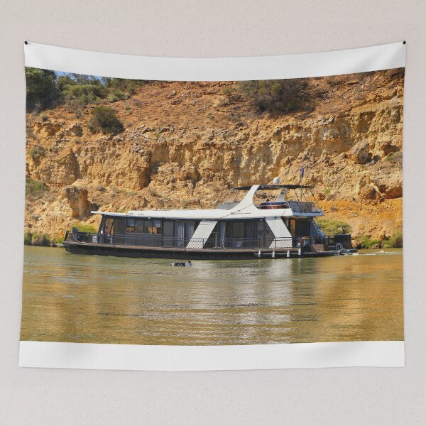 Item preview, Houseboat and water skier, Murray River, Australia designed and sold by FranWest.