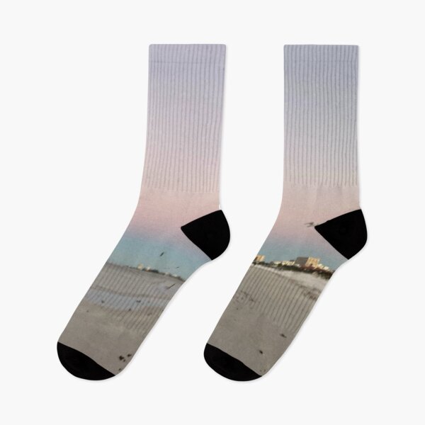 Item preview, Pink Ombré Sky and Seagulls - Good Morning Siesta Key designed and sold by jessicaleah15.