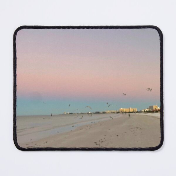 Item preview, Pink Ombré Sky and Seagulls - Good Morning Siesta Key designed and sold by jessicaleah15.